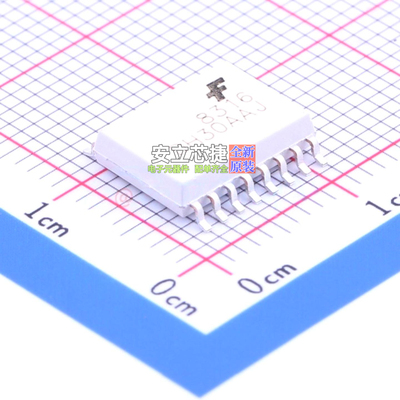 逻辑输出光耦 FOD8316R2 SOIC-16 onsemi(安森美) 电子元器件配单