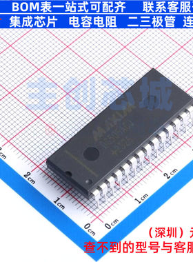 模拟开关/多路复用器 DG506ACJ+ PDIP-28 MAXIM(美信) 电子元器件