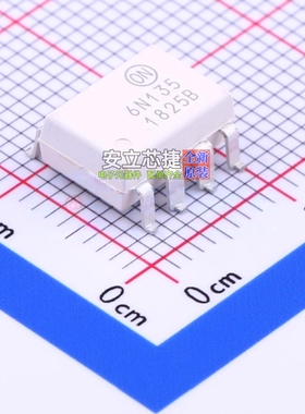 逻辑输出光耦 6N135SDM SOP-8-2.54mm onsemi(安森美) 电子元器件