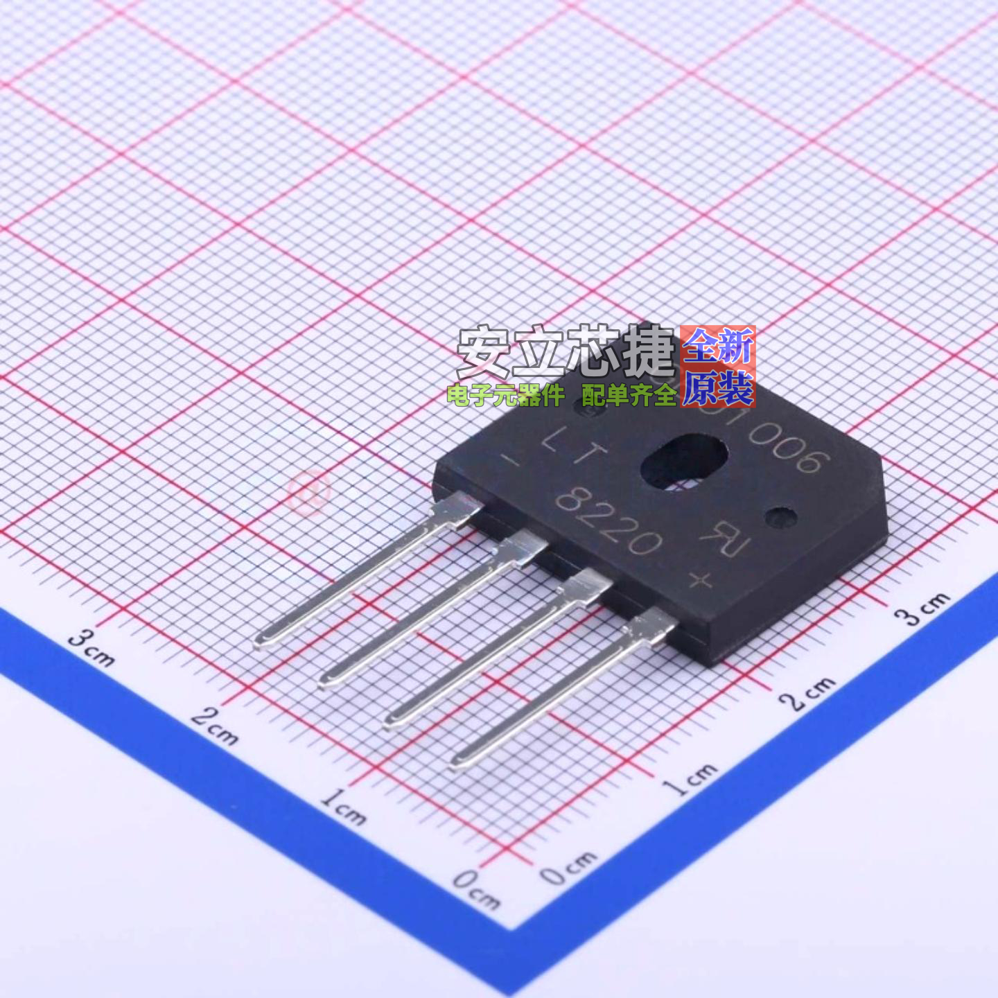 整流桥 GBU1006 GBU DIODES(美台) 电子元器件配单全新原装