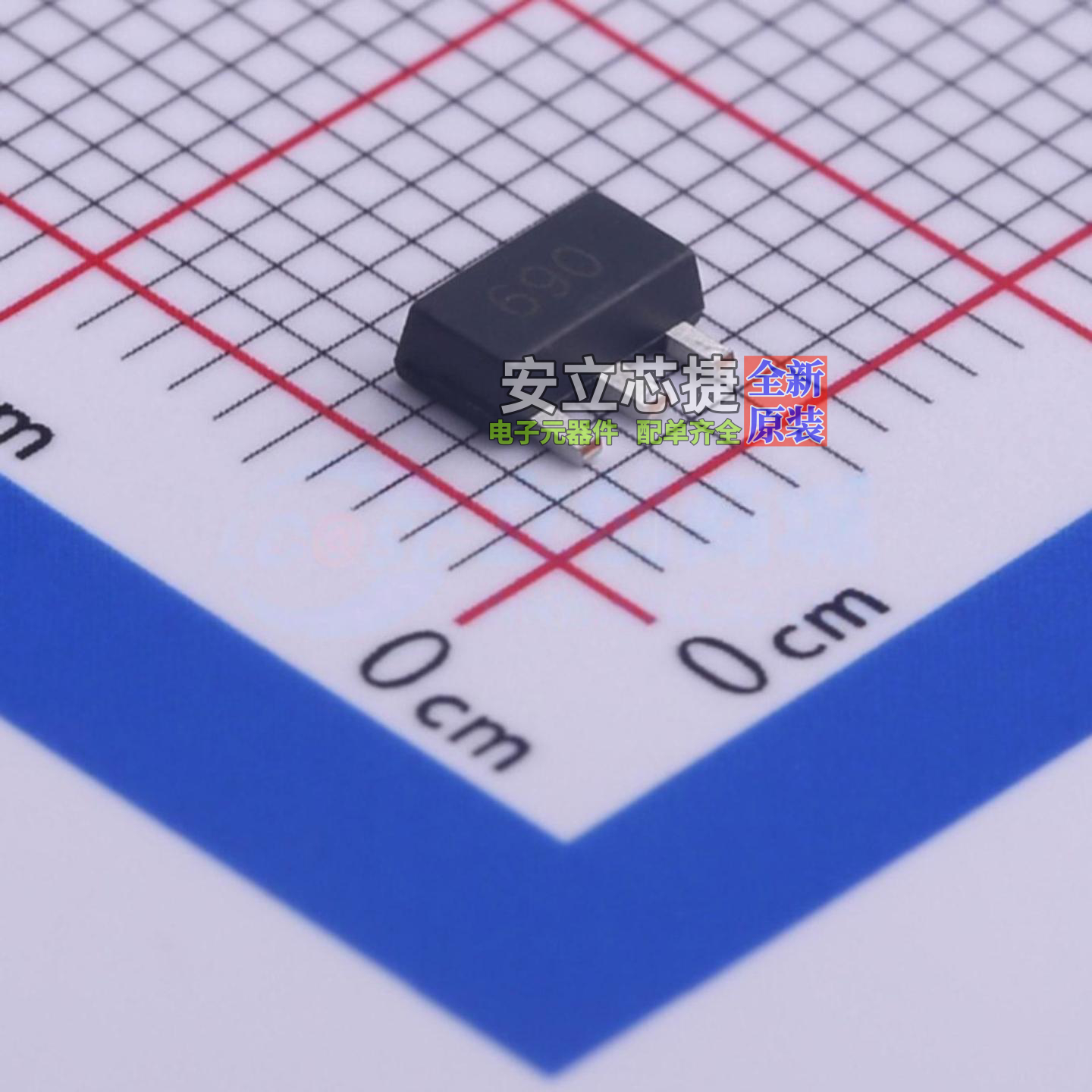 三极管(BJT) FCX690BTA SOT-89 DIODES(美台) 电子元器件全新原装