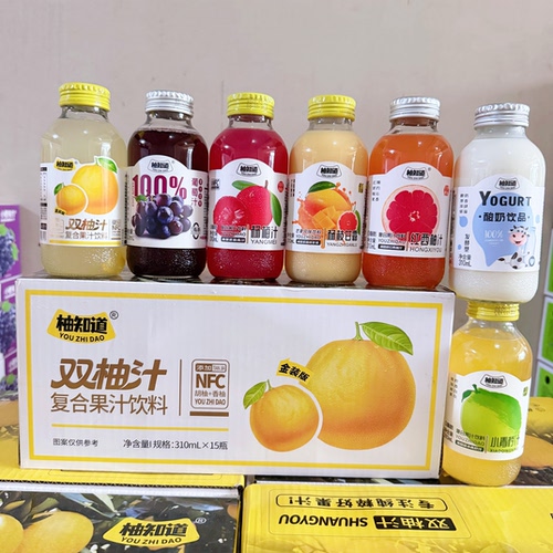 柚知道双柚汁小青柠汁江西310ml