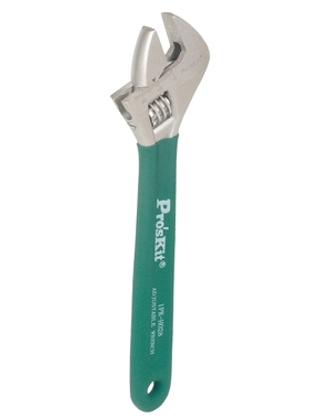 台湾宝工 1PK-H028 8英寸沾塑柄钛金防滑活动板手 活络扳手200mm