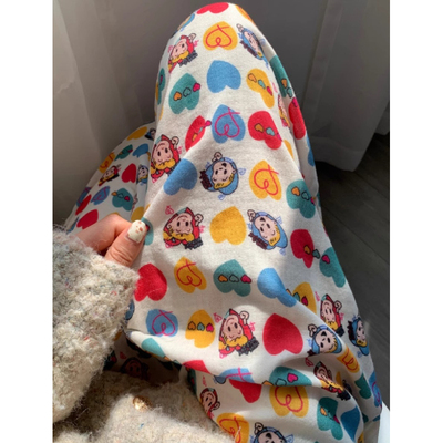 原田治双层纱布宽松睡裤棉