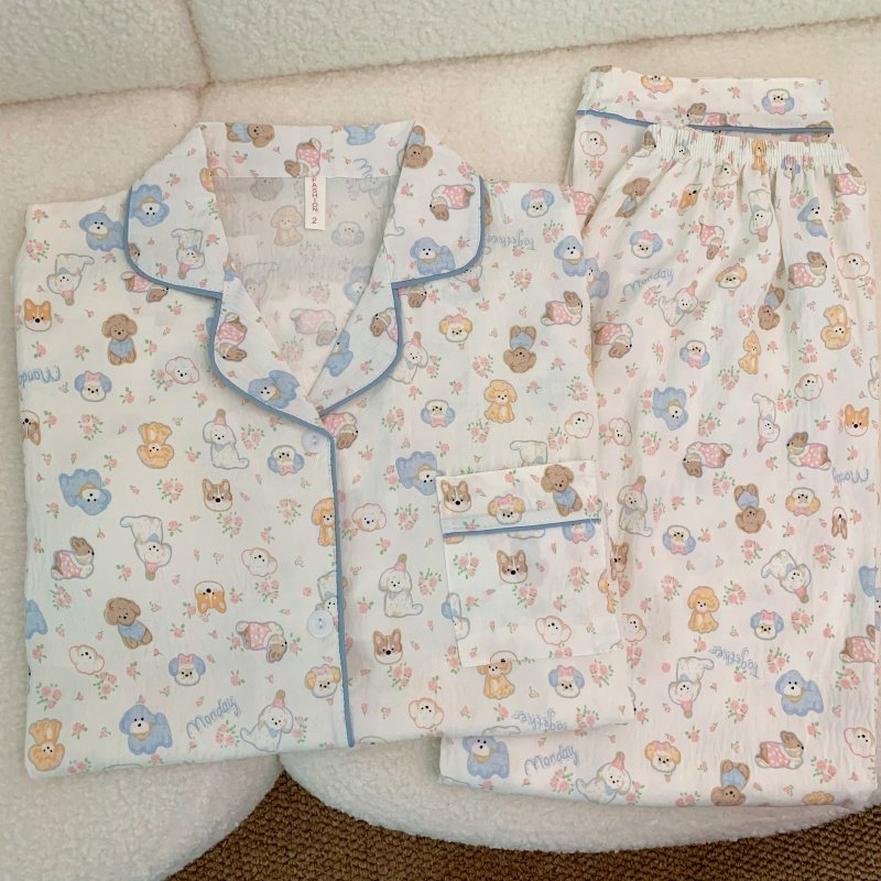 2026小狗乐园睡衣女款春秋季云朵棉长袖长裤两件套卡通甜美家居服,女士内衣/男士内衣/家居服,睡衣/家居服套装,淘宝优惠券,粉丝福利购,淘宝优惠卷