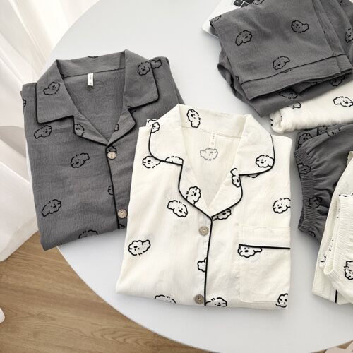 日系卡通棉花小狗纯棉纱