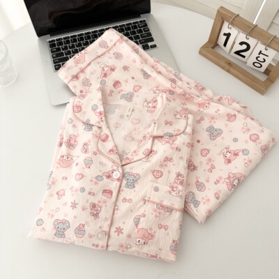 韩国ins可爱美乐蒂睡衣女