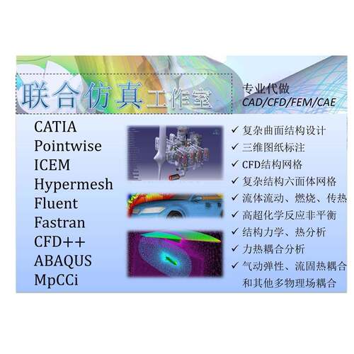 代做 Pointwise ICEM Hypermesh Fluent Fastran metacomp CFD++