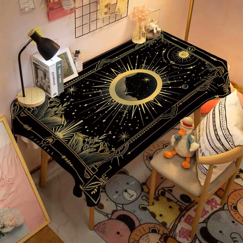 塔罗桌布绒牌推直播拍照