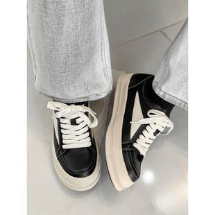 猫七寻鞋子男鞋2026新款厚底百搭潮鞋潮牌高级感休闲鞋ro板鞋男款