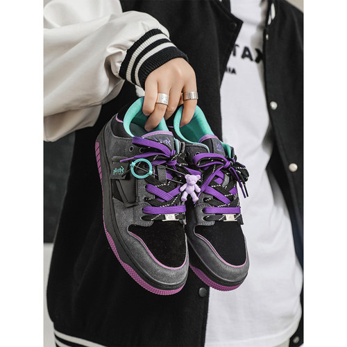 猫七寻小众设计男女同款板鞋