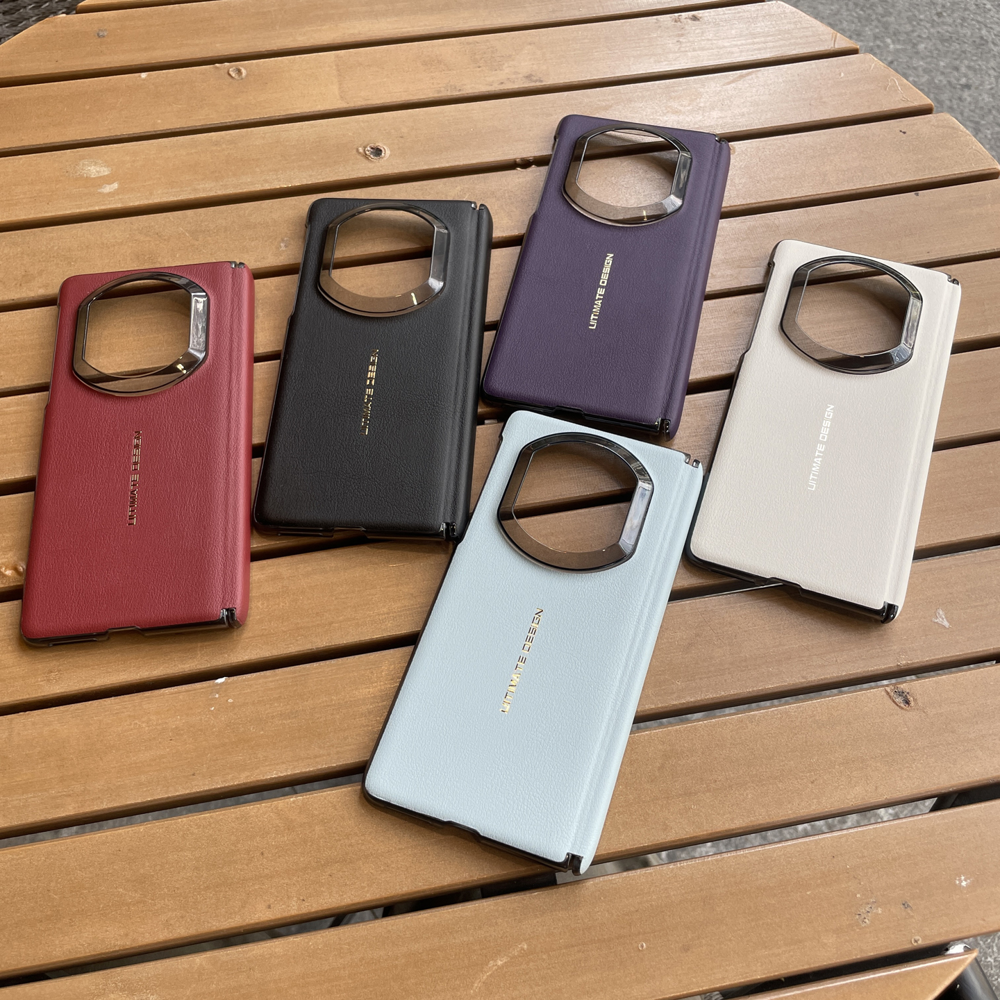 适用于华为折叠皮磁吸铰链防摔壳