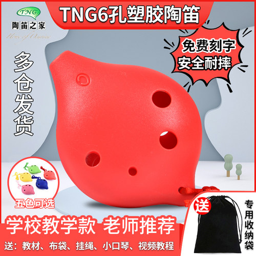 TNG陶笛6孔初学入门高音sc