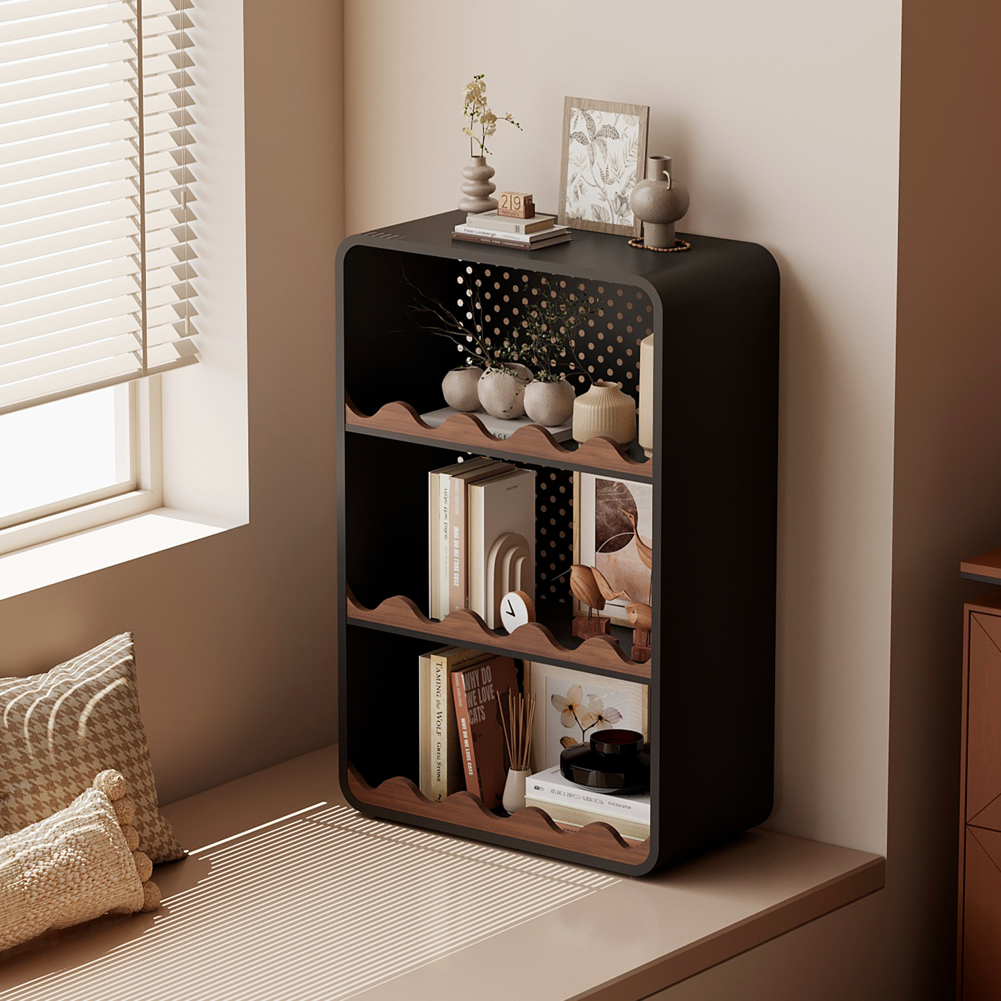 祖赛高颜值设计师款飘窗置物柜