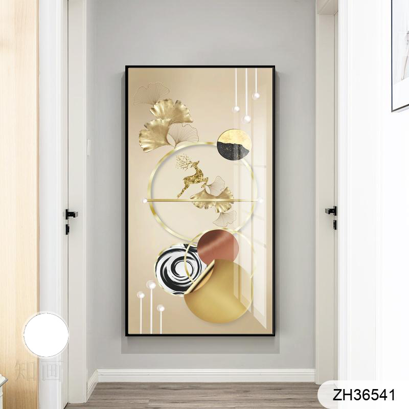 现代j简约抽象入户玄关装饰画轻奢走廊过道挂画客厅轻奢晶瓷壁画图片