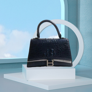 鳄鳄骨皮巴li世家手提包包24*14*8.5