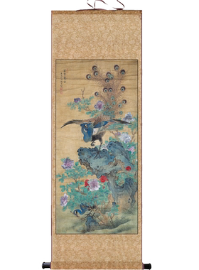 丝绸画宋代布画花鸟画国画