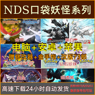 口袋妖怪黑白2心金银魂探险队中文PC电脑IOS鸿蒙安卓手机游戏下载