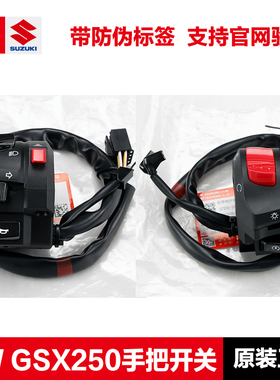 适用豪爵GW DL GSX250 DR300启动喇叭点火大灯转向灯左右手把开关