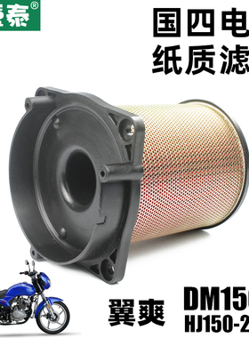 适用豪爵摩托车国四电喷翼爽DM150ES HJ150-23C空气滤芯空滤
