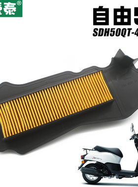 新大洲本田TODAY自由50 SDH50QT-43-41电喷款空气过滤芯空滤配件