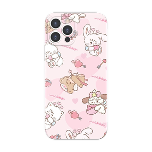 mikko手机壳苹果14华为mate60联名iPhone15Promax少女OPPO猫咪vivo小米13可爱12卡通40猫11兔子x小猫兔女超萌