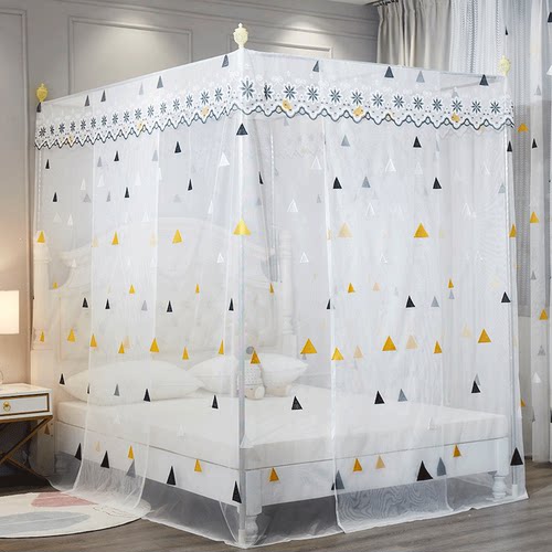 蚊帐家用2024新款落地绣花