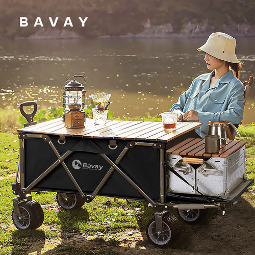 北欢露营车F02户外折叠手推车