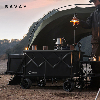 北欢露营车户外折叠手推车铝合金