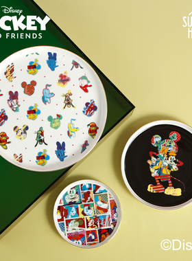 【斯达高】迪士尼 SUNDAY HOME 迪士尼米奇家用餐具碗盘套装送礼