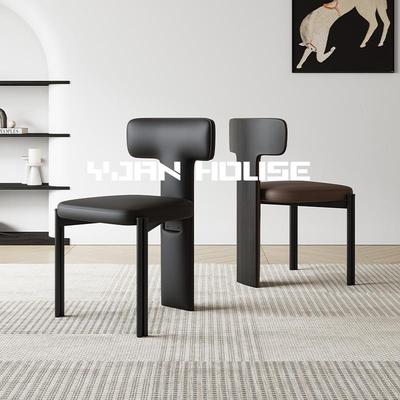 椅见丨意式家用极简餐椅轻奢高级感设计师款实木中古风餐厅餐桌椅