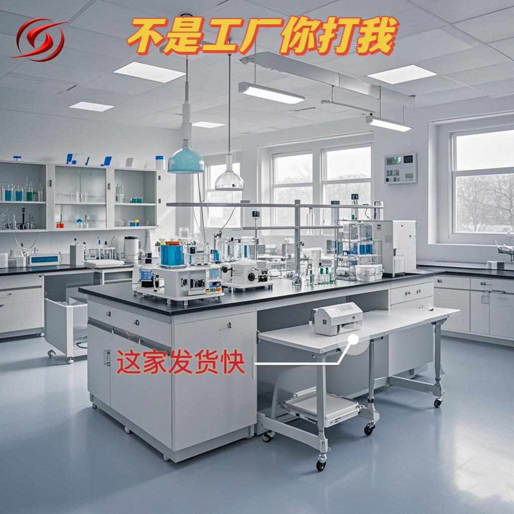 实验台钢木边台做实验工作台全钢实验桌实验室置物架实验室工作台