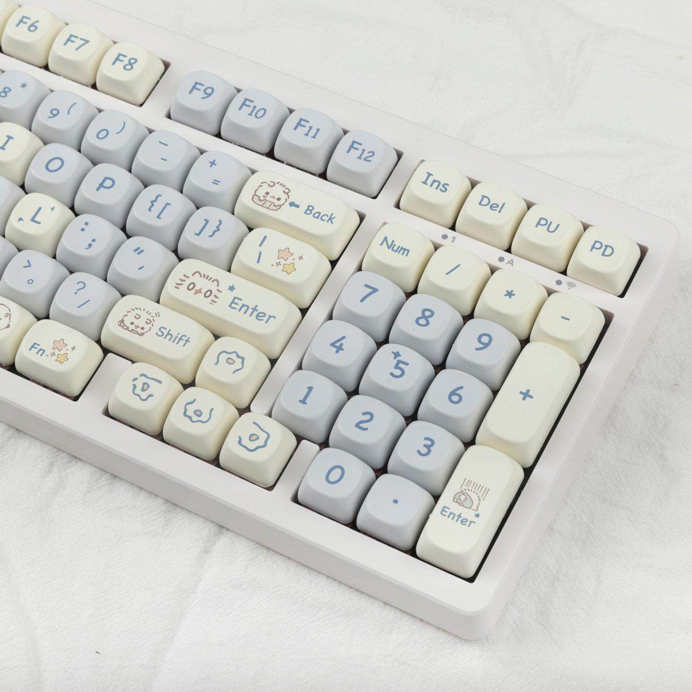 98客制化机械键盘套件101键三模无线gasket结构厚润麻将音静音轴