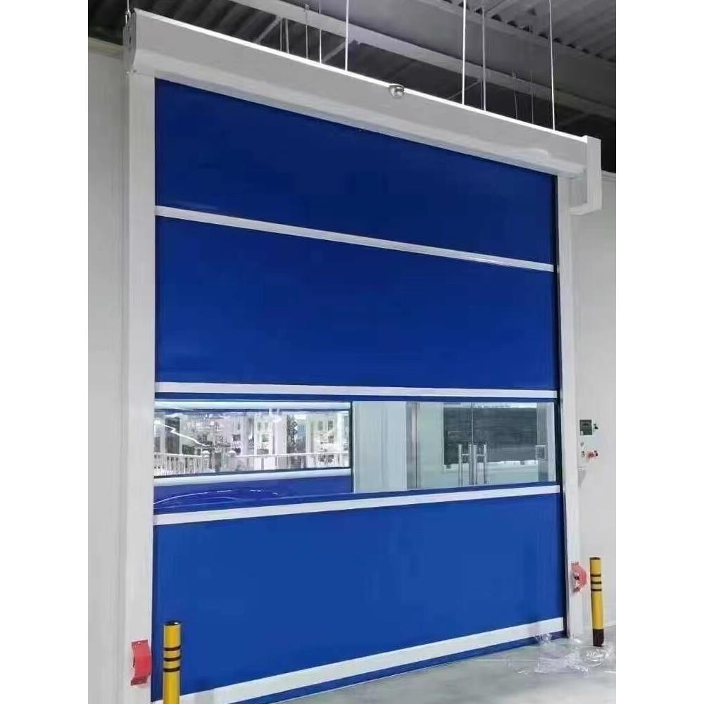pvc快速卷帘门无尘车间电动感应自动升降门堆积卷闸门工业门定制