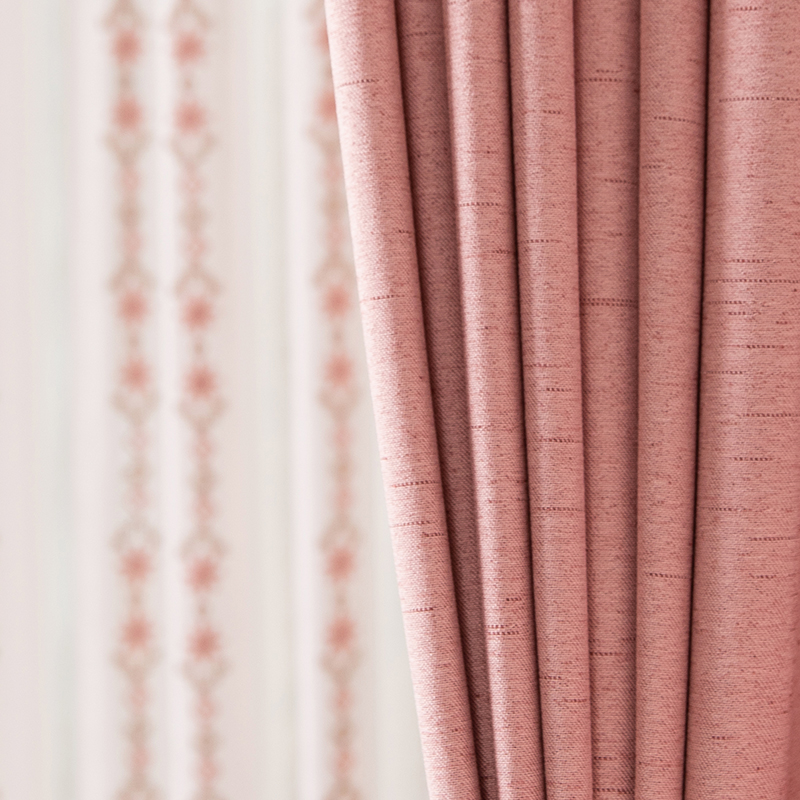 馥居FUJU日式纯色新款客厅防晒遮阳遮光窗帘布卧室阳台高端定制