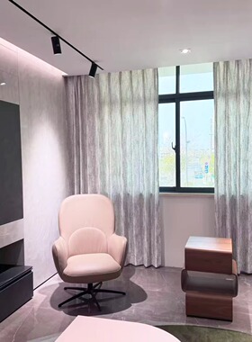 FUJU馥居2026新品提花高级轻奢现代简约客厅卧室定制窗纱