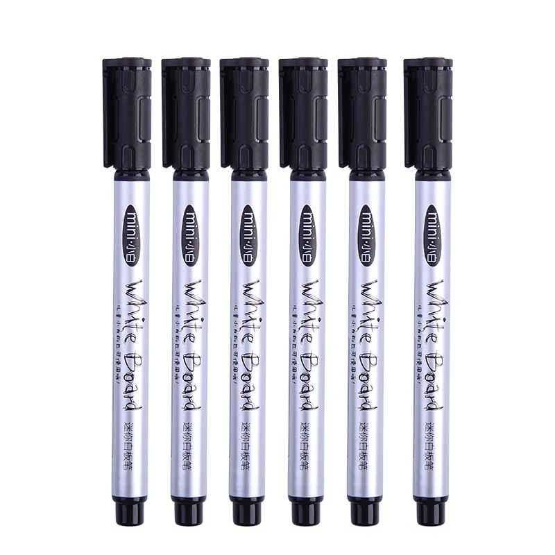 CHENGUANG 화이트 보드 펜 매우 미세한 헤드 25602 작은 지울 수있는 어린이 미니 지우기 쉬운 마커 미세 헤드 칠판 펜 교사의 컬러 화이트 보드 펜 수성 페인트 브러시 드로잉 보드 펜 학생 문구