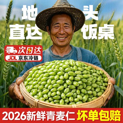 超高复购2026头茬新鲜去皮青麦仁
