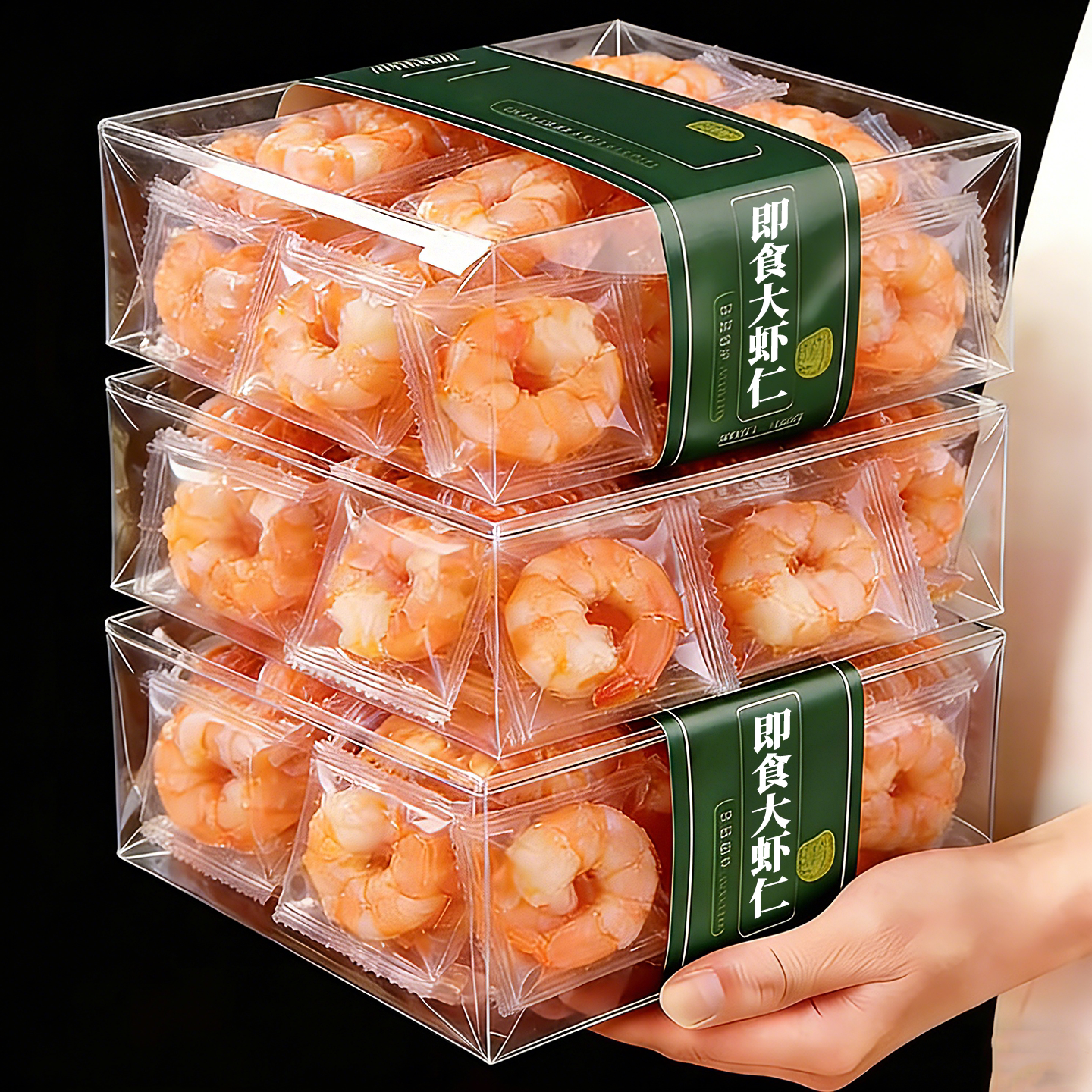 儿童孕妇放心吃的即食虾仁零食图片