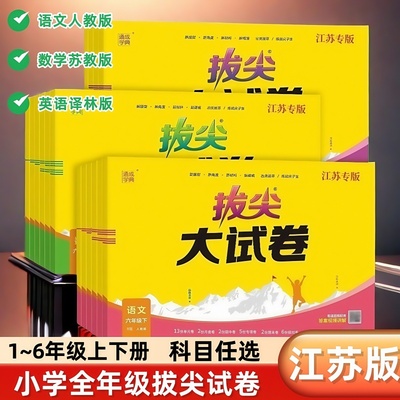 2025通城成学典拔尖大试卷一1二2三3四4五5六6年级语文数学英语上册下册人教版苏教版译林小学试卷测试卷全套视频讲解专项同步练习