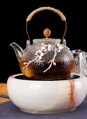 品陶堂三定玉石电陶炉煮茶玻璃