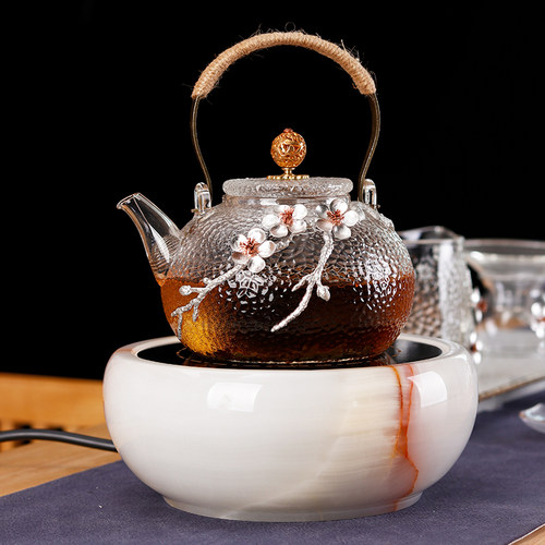 品陶堂三定玉石电陶炉煮茶玻璃