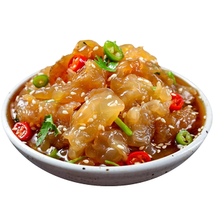 精品海蜇头开袋即食袋装老醋海蜇皮下饭菜新货海蜇丝凉拌下酒菜