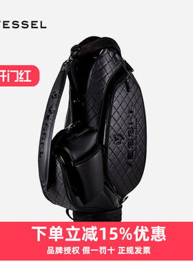 VESSEL 高尔夫球包 职业球杆包菱纹格男golf bag时尚球袋标准球包
