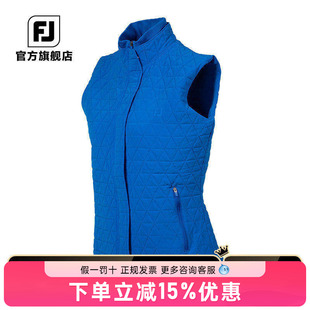 FootJoy高尔夫服装女士新款保暖马甲FJ加厚运动户外上衣golf女装