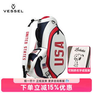 VESSEL2022年限量高尔夫球包总统杯公开赛纪念版支架包球杆套