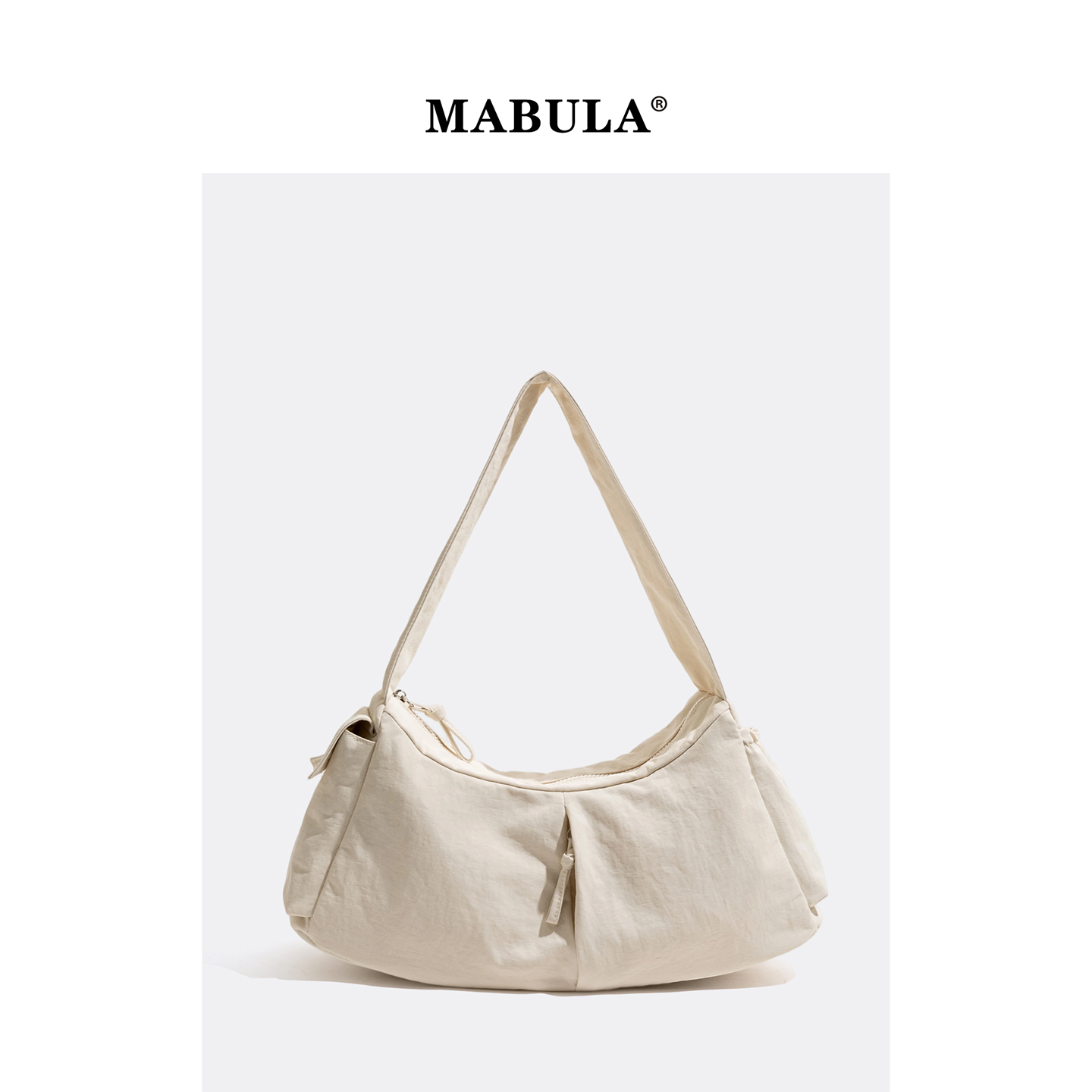 MABULA2025秋冬褶皱HOBO包