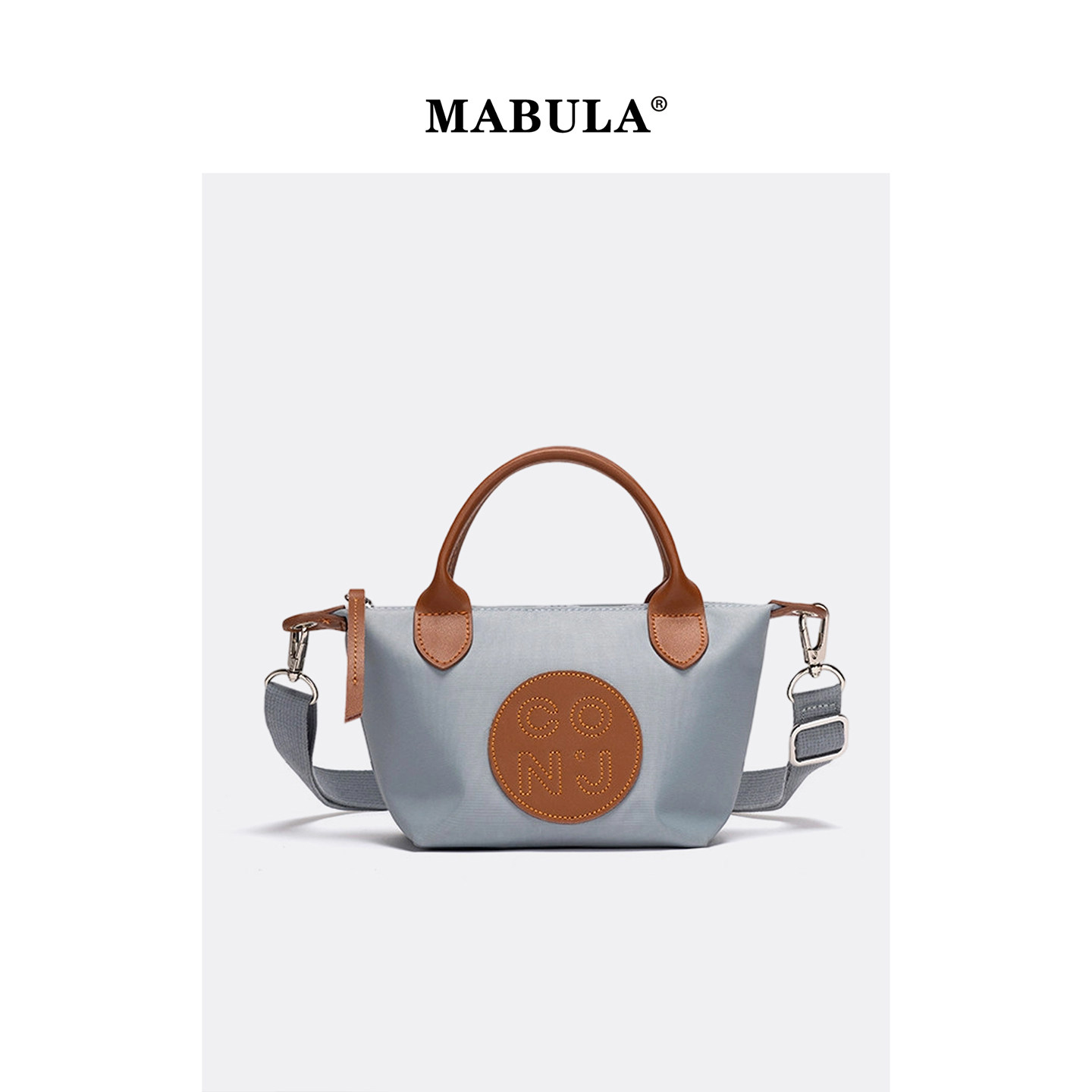 MABULA女士上班韩版牛津布防水饺子包2026春季质感单肩包小众挎包,箱包皮具/热销女包/男包,单肩包,淘宝优惠券,粉丝福利购,淘宝优惠卷