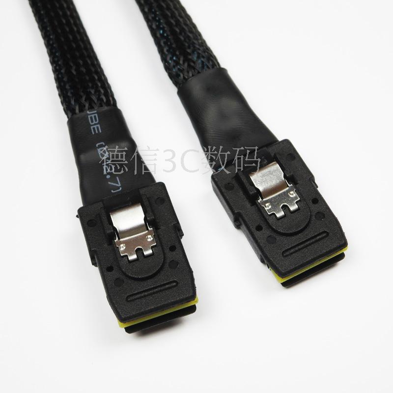 工厂直销Mini SAS 36P SFF-8087转SFF8087存储阵列卡连接线0.5米