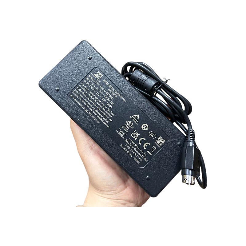 原装迈思普监控录像机电源S120-1A120A00B3适配器12V10A圆口四针